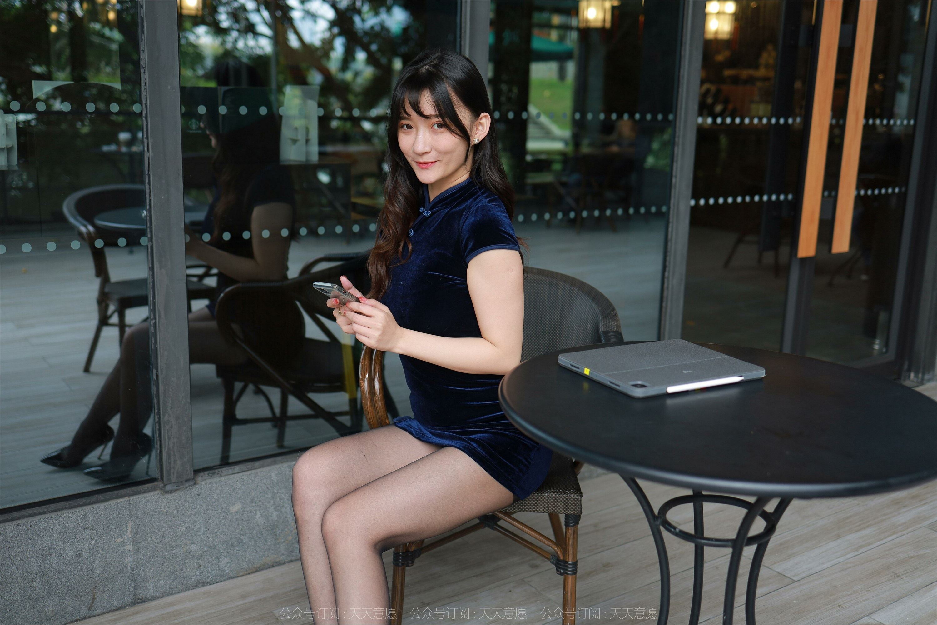 IESS异思趣向  2022.05.04 丝享家 1078：秋秋《高叉旗袍嘿丝》